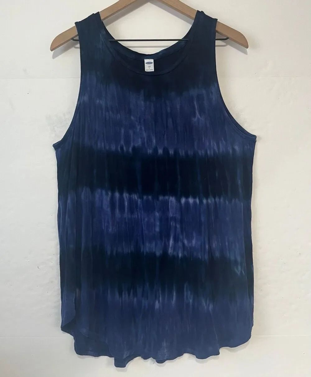 Old Navy Luxe Tie Dye Sleeveless Top Size L